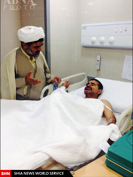 روحانی ایرانی مجروح شده در حمله تروریستی کویت +تصویر