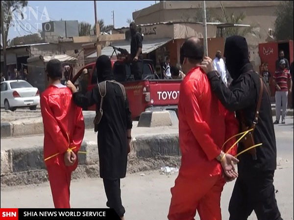 اعدام مردان استان انبار  عراق به دست داعش + تصاویر