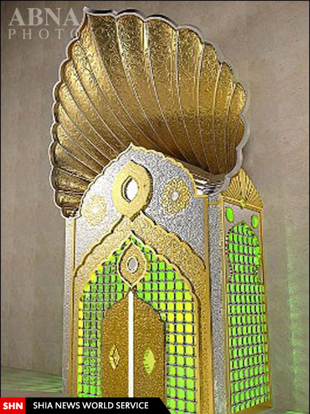 ساخت ضریح تل‌ زینبیه‌ به نیمه رسید + تصاویر