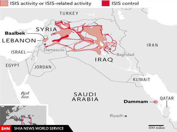 آیا داعش هم مرز ایران می شود؟ + نقشه