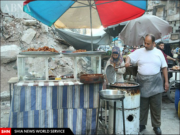 تصاویر شهر بحران زده حلب در ماه مبارک رمضان تصاویر شهر بحران زده حلب در ماه مبارک رمضان
