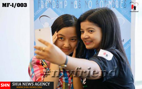 تصاویر سلفی دوستانه با مسلمانان میانمار