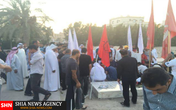 تظاهرات پس از مراسم بزرگداشت شهید بحرینی + تصاویر