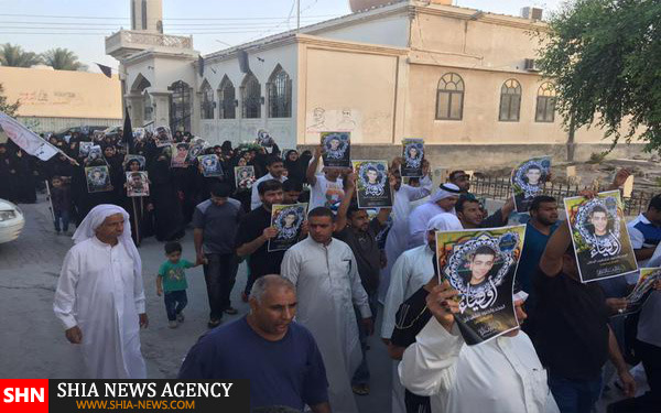 تظاهرات پس از مراسم بزرگداشت شهید بحرینی + تصاویر