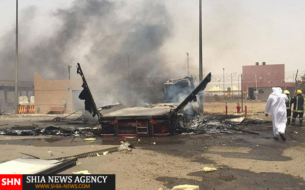 تصاویر حمله ارتش یمن به پایگاه عربستان