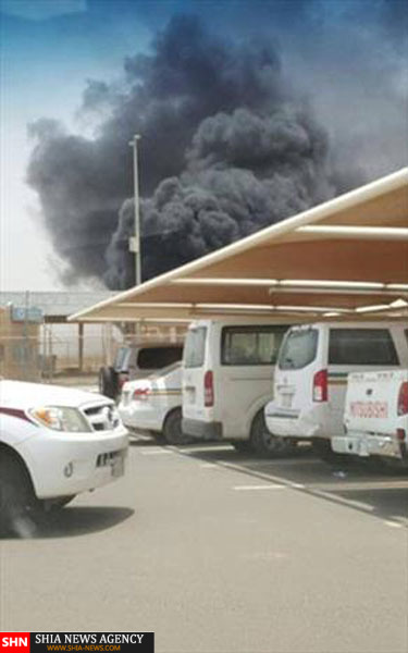 تصاویر حمله ارتش یمن به پایگاه عربستان