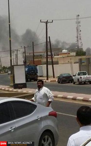 تصاویر حمله ارتش یمن به پایگاه عربستان