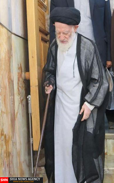 تصاویر آیت الله شبیری زنجانی در حرم رضوی تصاویر آیت الله شبیری زنجانی در حرم رضوی