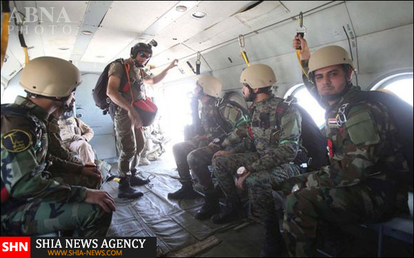 اولین گروه از نیروهای چترباز یگان رزمی العباس(ع) + تصاویر