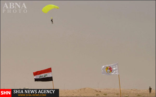 اولین گروه از نیروهای چترباز یگان رزمی العباس(ع) + تصاویر