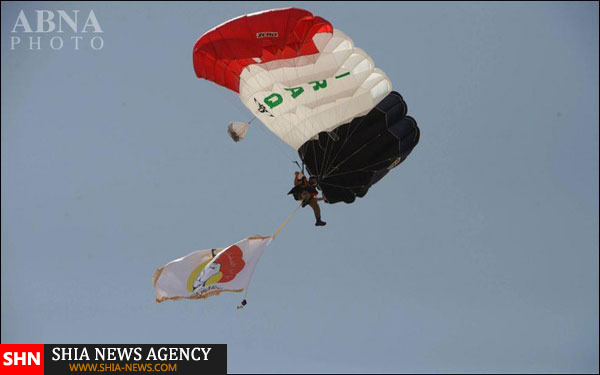 اولین گروه از نیروهای چترباز یگان رزمی العباس(ع) + تصاویر