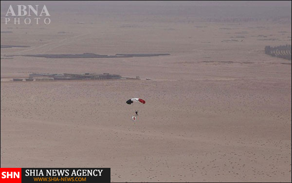 اولین گروه از نیروهای چترباز یگان رزمی العباس(ع) + تصاویر