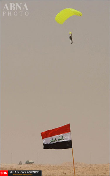 اولین گروه از نیروهای چترباز یگان رزمی العباس(ع) + تصاویر