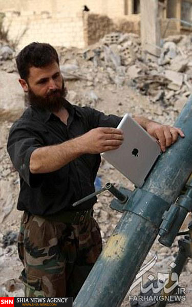 آی پد به کمک تروریست ها در سوریه آمد+تصاویر