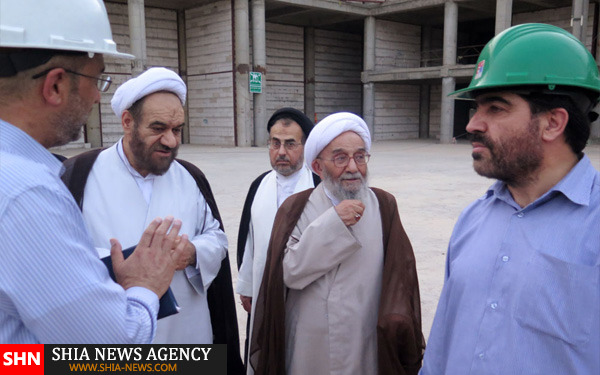 بازديد آيت‌الله صلواتي از صحن حضرت زهرا در نجف + تصاوير