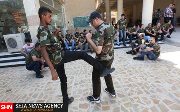 آموزش نظامی دانشجویان عراقی + تصاویر