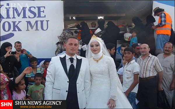 جشن ازدواج زوج ترکیه‌ای با دعوت از چهار هزار آواره سوری + تصویر