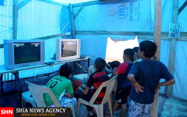 تصاویر کمپ آوارگان مسیحی در اربیل