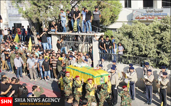 تصاویر تشییع پیکر شهید جوان حزب الله لبنان