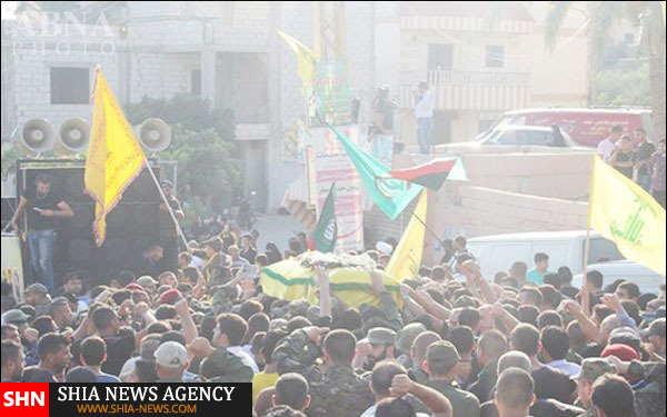 تصاویر تشییع پیکر شهید جوان حزب الله لبنان