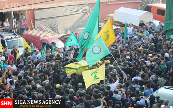 تصاویر تشییع پیکر شهید جوان حزب الله لبنان