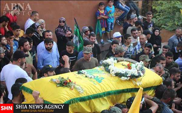 تصاویر تشییع پیکر شهید جوان حزب الله لبنان