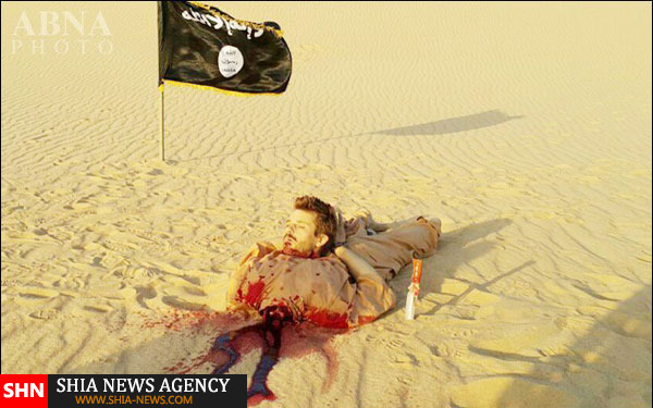 ذبح مرد کروات به دست داعش + تصویر  (18+)