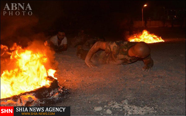 تمرین‌های سخت یگان رزمی العباس(ع) +تصاویر