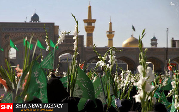 گلباران حرم علی بن موسی الرضا علیه السلام گلباران حرم علی بن موسی الرضا علیه السلام