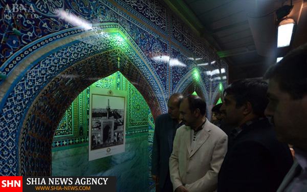 قاب عکس‌های تاریخی حرم مطهر امام رضا(ع) چشم نواز مسافران مترو شد + تصاویر