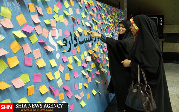توزیع بسته های حجاب در مترو