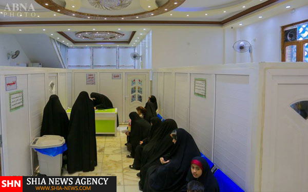 حضور پزشک ایرانی در کلینیک حرم امام علی(ع)  + تصاویر