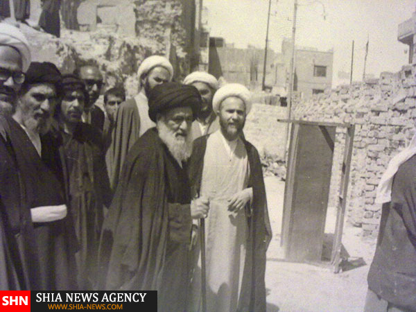 تصویری از مرجع عالیقدر شیعه مرحوم آیت الله سید ابولقاسم خوئی