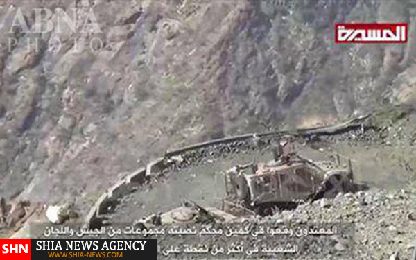 انهدام نفربرهای زرهی اماراتی در جنوب یمن + تصاویر