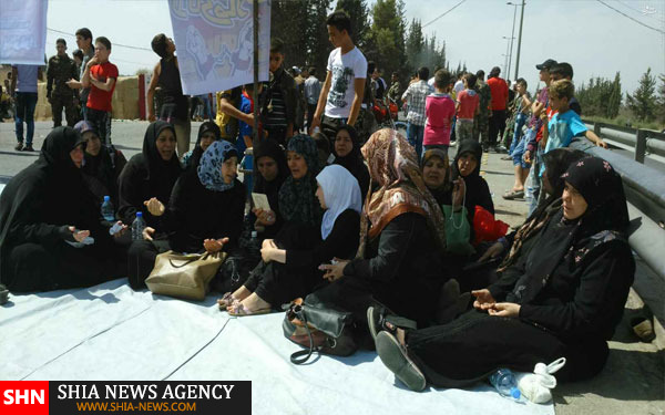 قطع جاده فرودگاه دمشق توسط شیعیان