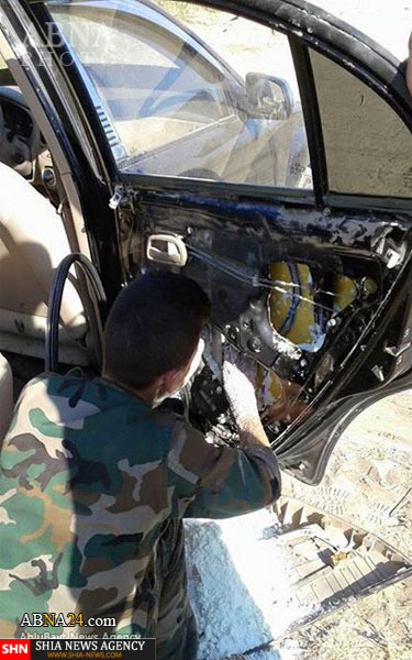کشف دو خودروی بمب گذاری شده در شهر «لاذقیه» سوریه + تصاویر