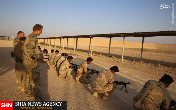 آموزش ارتش عراق توسط مستشاران خارجی+تصاویر