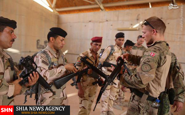 آموزش ارتش عراق توسط مستشاران خارجی+تصاویر