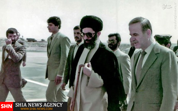 سفر آیت‌الله خامنه‌ای به سوریه+ تصاویر
