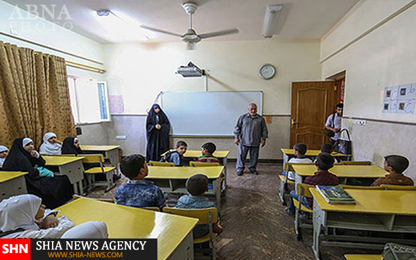 مدرسه حضرت علی اصغر(ع) ویژه ایتام در کربلا افتتاح شد + تصاویر