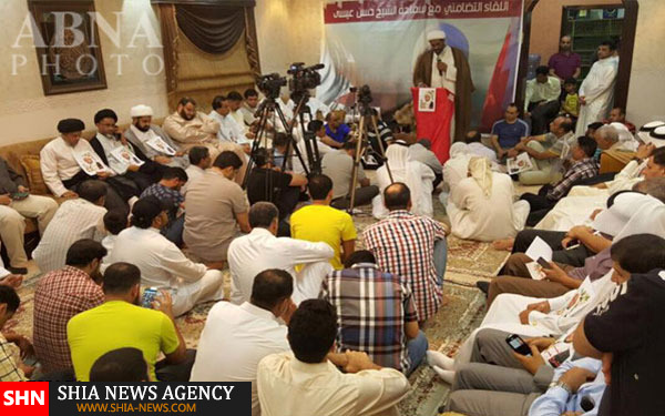 همبستگی با روحانی بازداشت شده بحرینی در منزلش + تصاویر