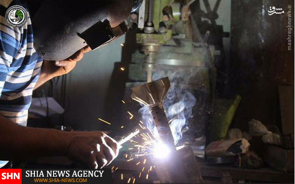 کارگاه ساخت خمپاره در دمشق+تصاویر