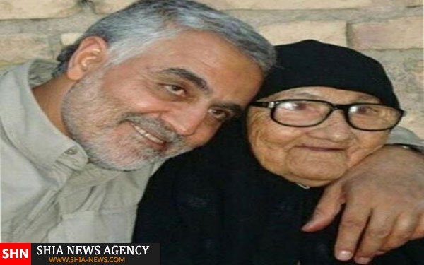 تصویرحاج قاسم در کنار مادرش تصویرحاج قاسم در کنار مادرش