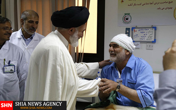 عيادت سرپرست حجاج ايراني از مصدومان حادثه مكه + تصاویر