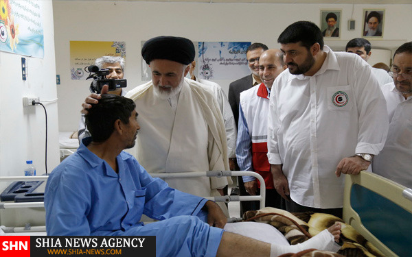 عيادت سرپرست حجاج ايراني از مصدومان حادثه مكه + تصاویر