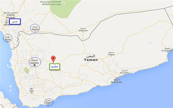 انصارالله یمن پهپاد سعودی را در مأرب ساقط کرد + تصویر و نقشه