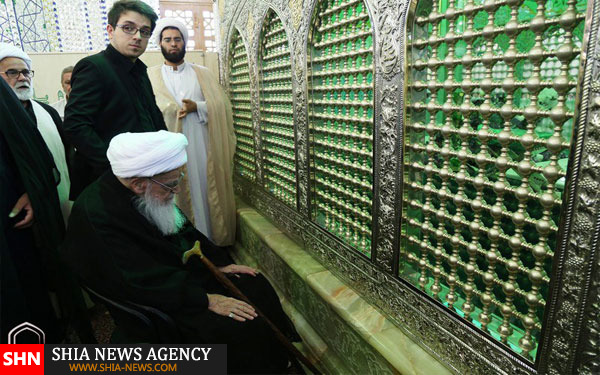 تصاویر حضور آیت الله صافی در امامزاده موسی مبرقع(ع) تصاویر حضور آیت الله صافی در امامزاده موسی مبرقع(ع)
