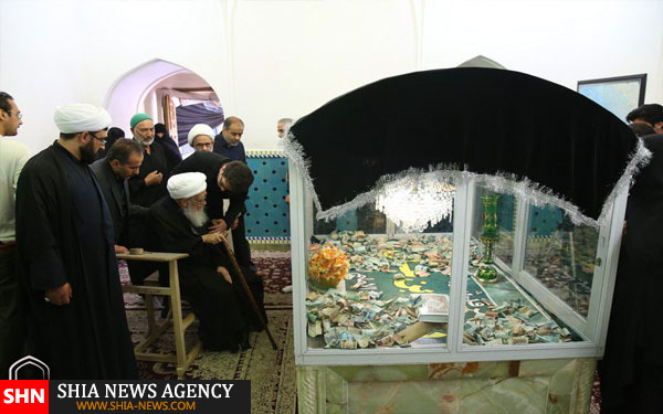 تصاویر حضور آیت الله صافی در امامزاده موسی مبرقع(ع) تصاویر حضور آیت الله صافی در امامزاده موسی مبرقع(ع)