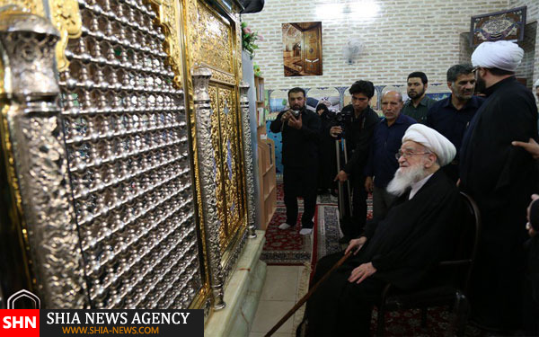 تصاویر حضور آیت الله صافی در امامزاده موسی مبرقع(ع) تصاویر حضور آیت الله صافی در امامزاده موسی مبرقع(ع)