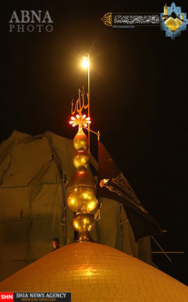 کاظمین سیاه‌پوش عزای شهادت حضرت امام جواد(ع)